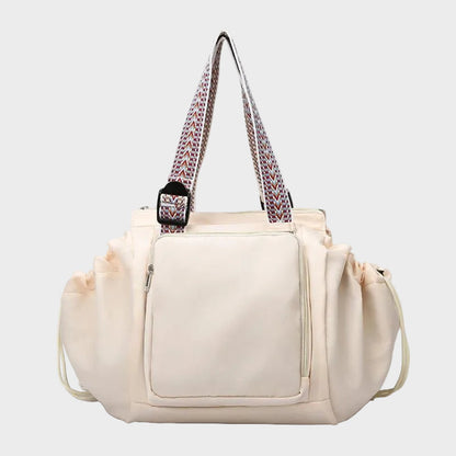 Ezra Women's Woven Strap Tote Bag, view 6
