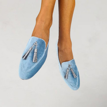 Isla Women's Tassel Slip On Loafers, view 2