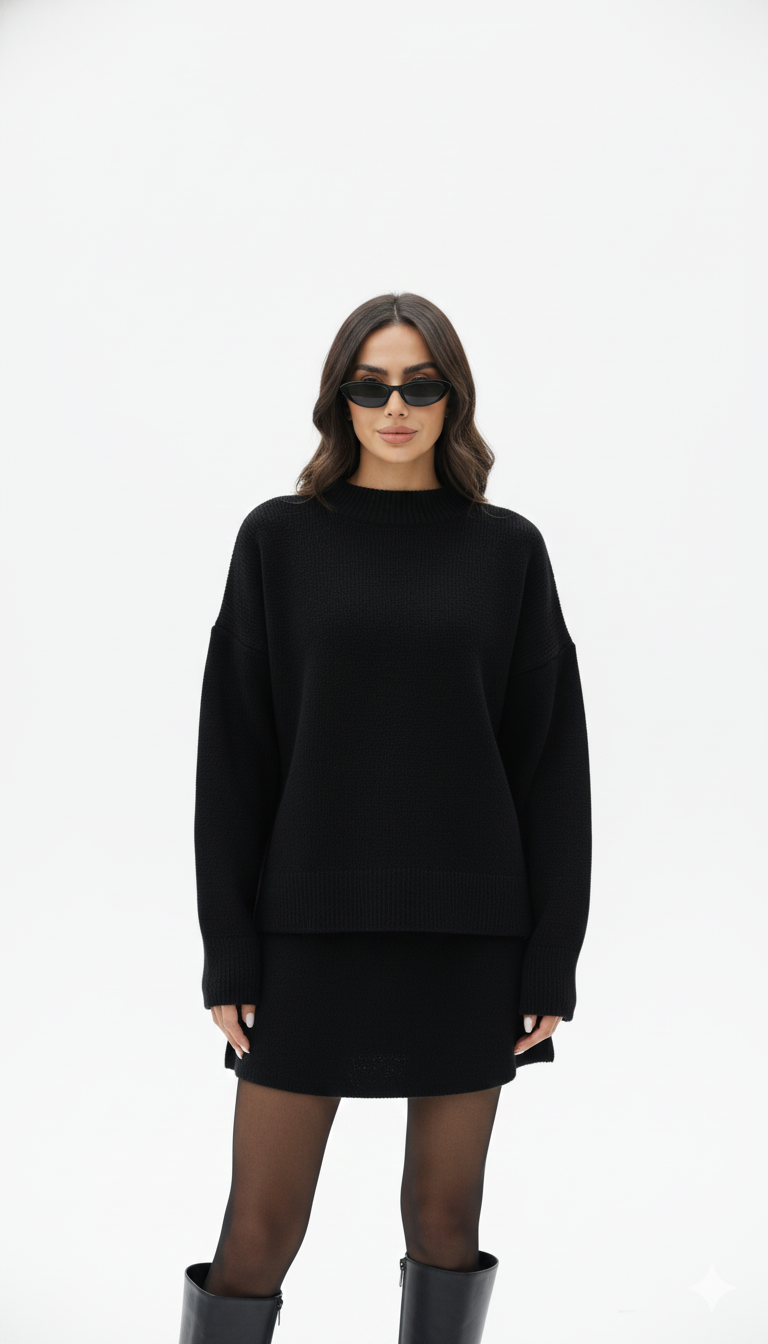 Women's Wool Set with Soft Autumn Features