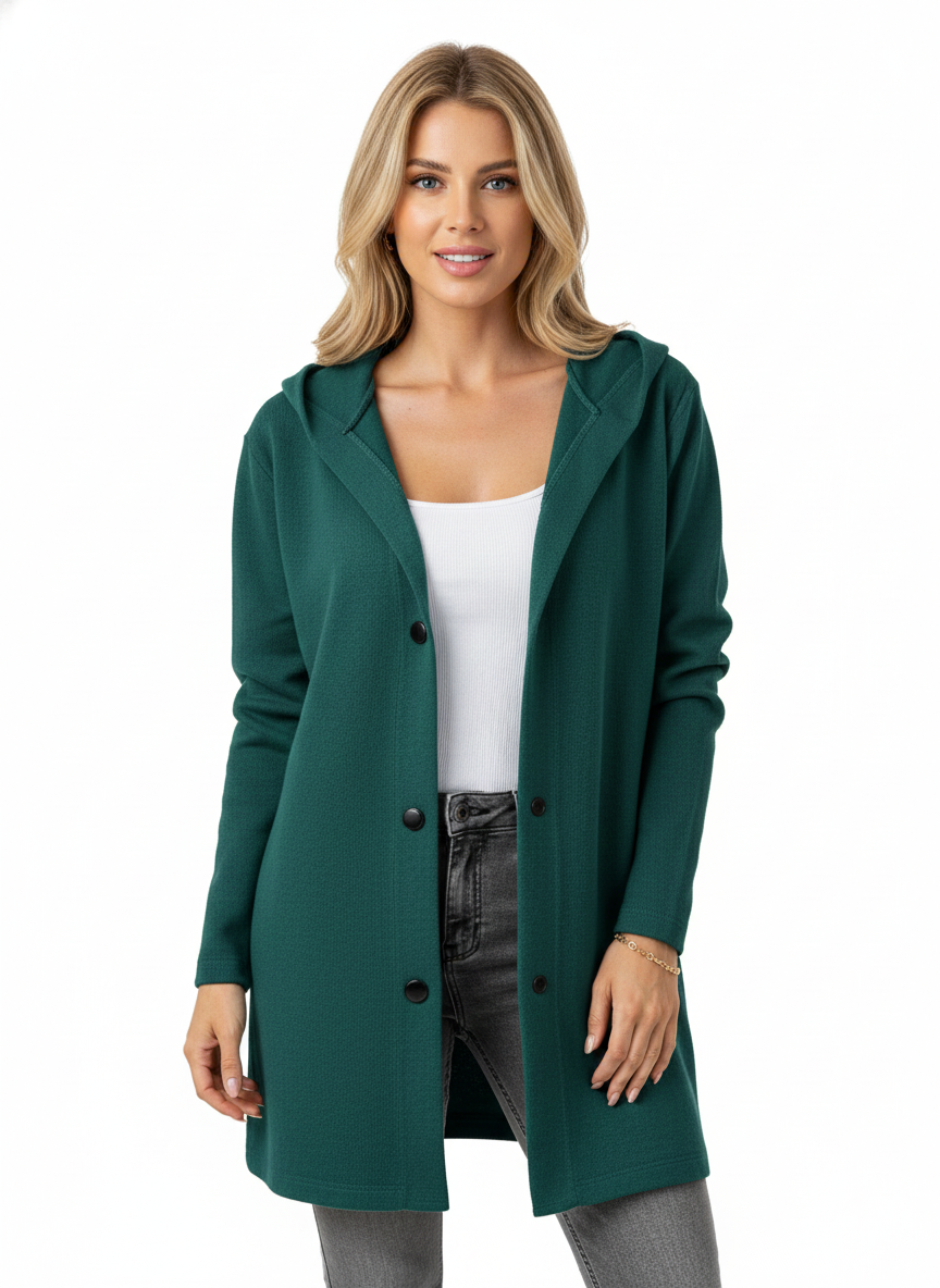 Women's Hooded Jacket with Lightweight Design
