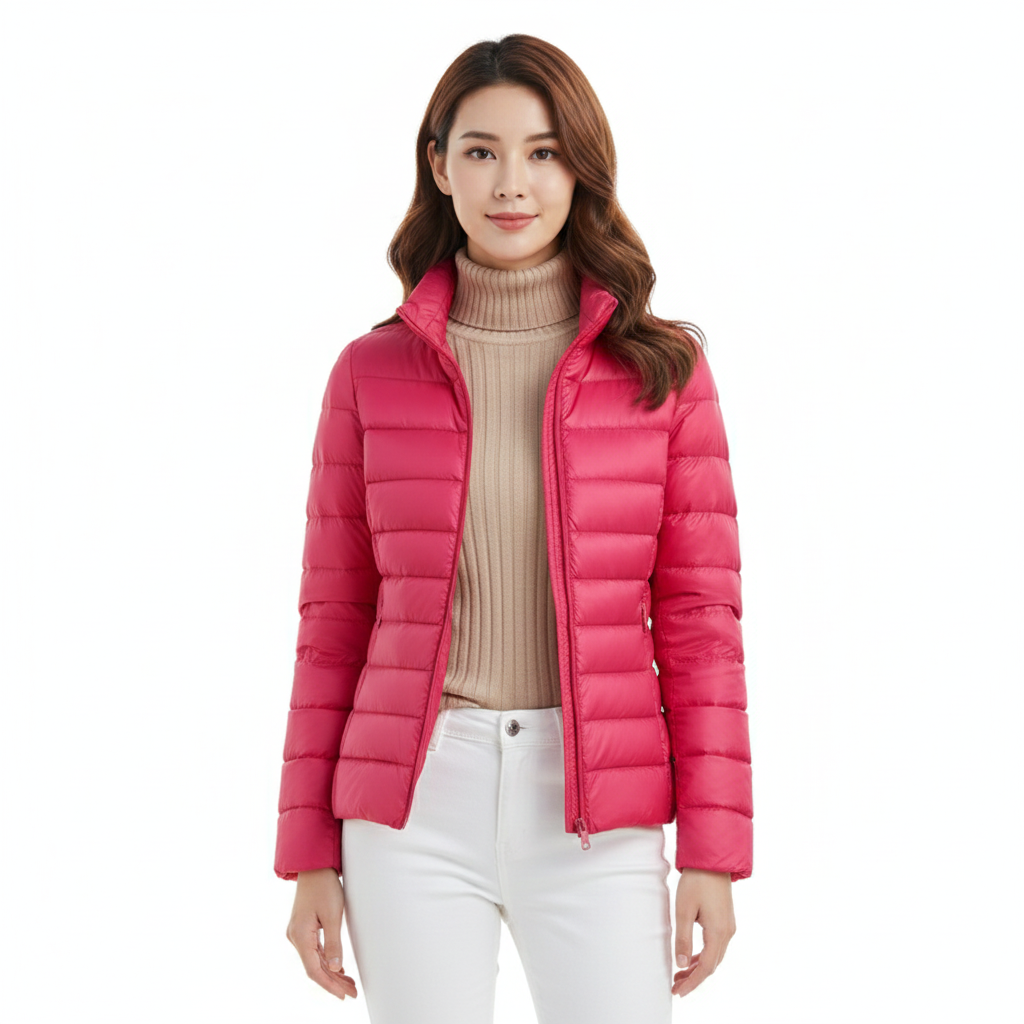 Women's Ultralight Waterproof Jacket for Transitional Season
