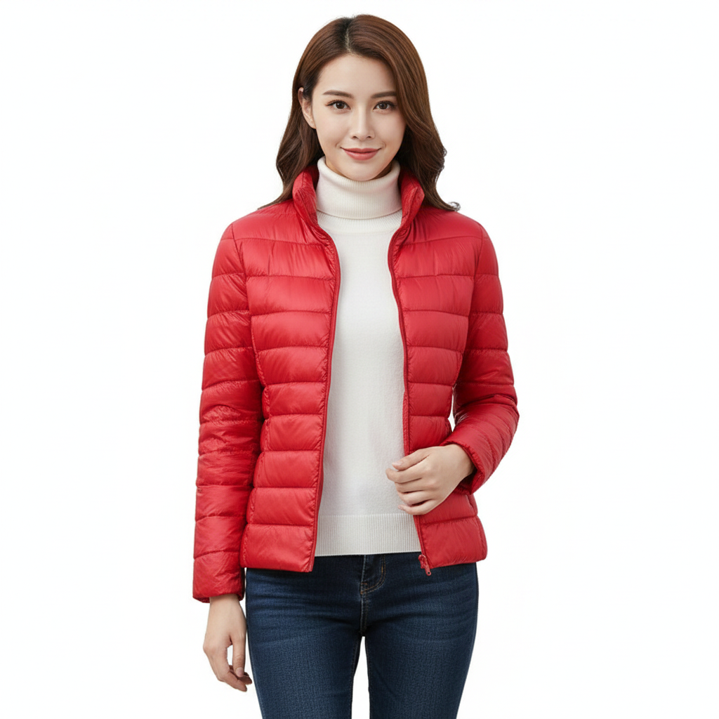 Women's Ultralight Waterproof Jacket for Transitional Season