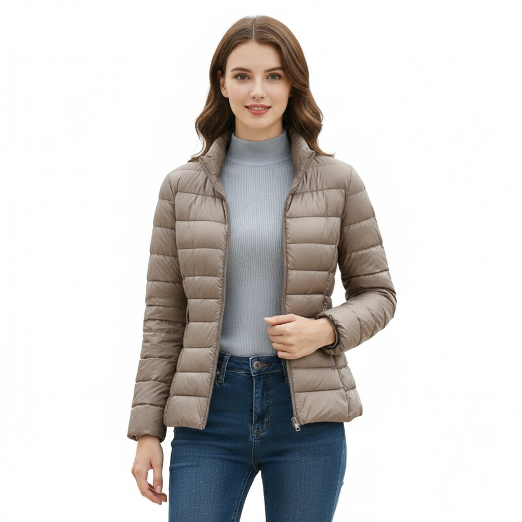Women's Ultralight Waterproof Jacket for Transitional Season