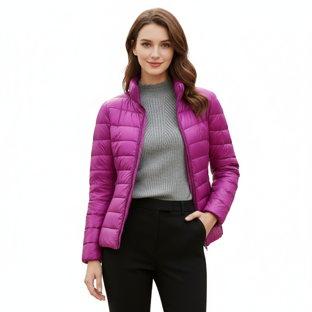 Women's Ultralight Waterproof Jacket for Transitional Season