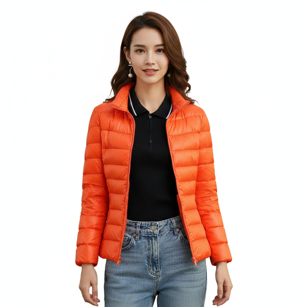Women's Ultralight Waterproof Jacket for Transitional Season