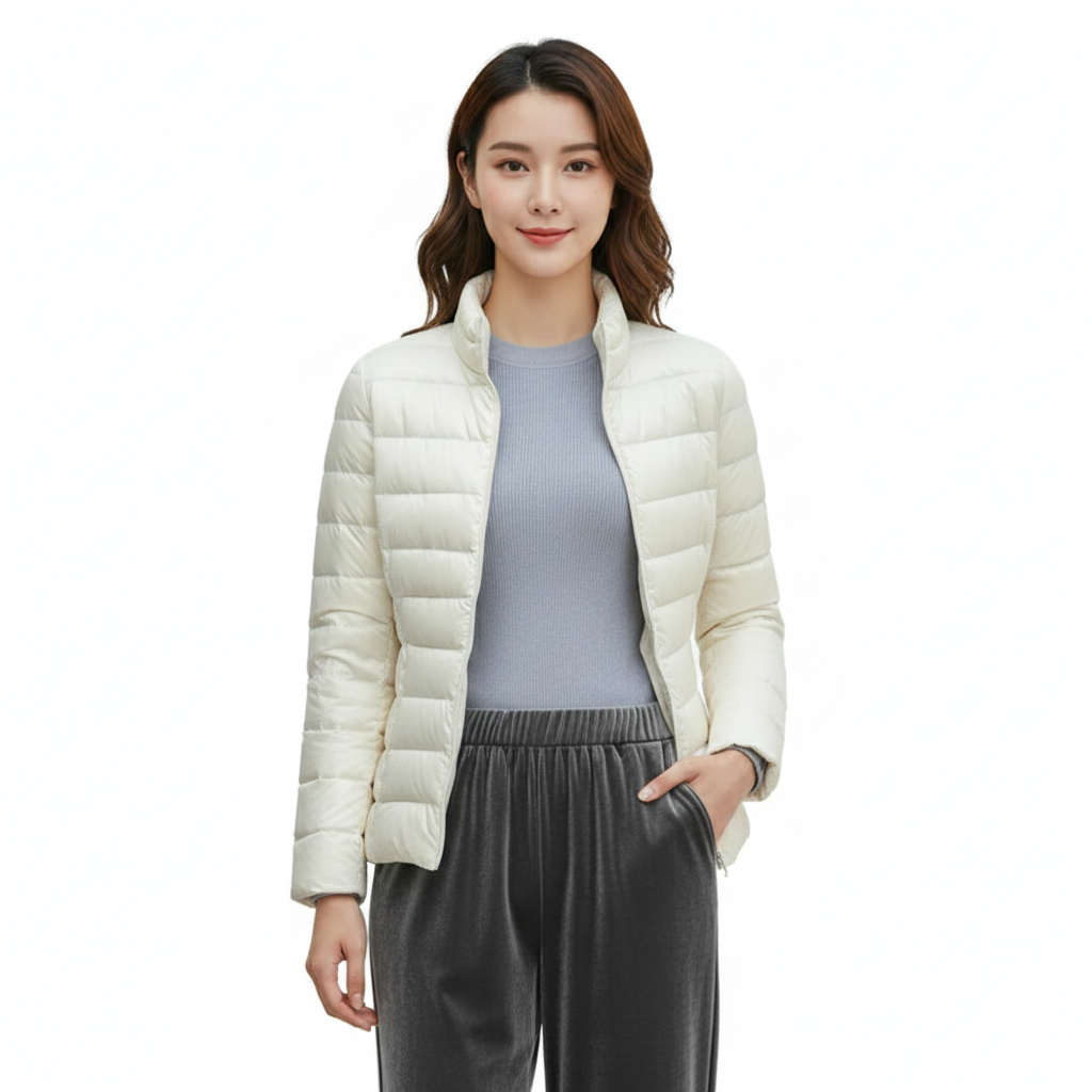 Women's Ultralight Waterproof Jacket for Transitional Season