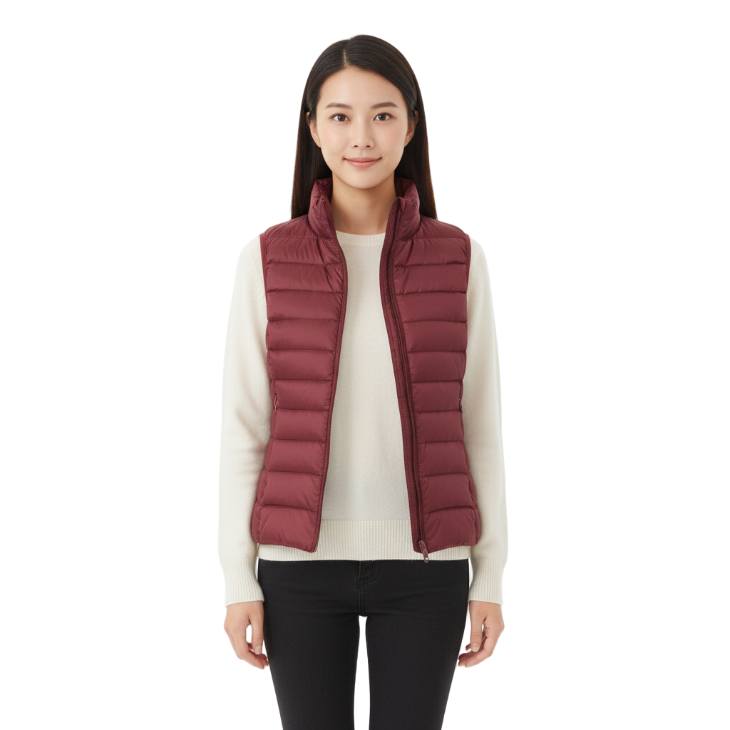 Women's Quilted Vest with Lightweight Warmth