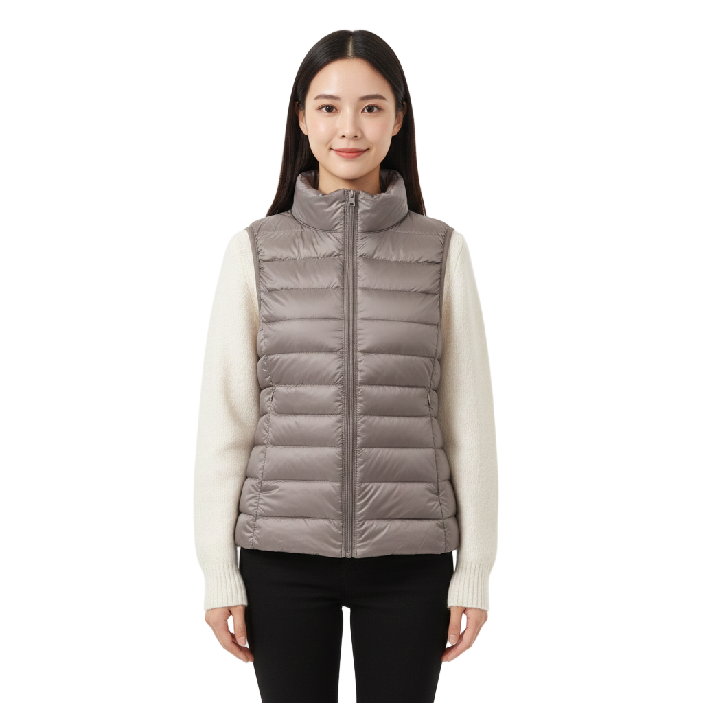 Women's Quilted Vest with Lightweight Warmth