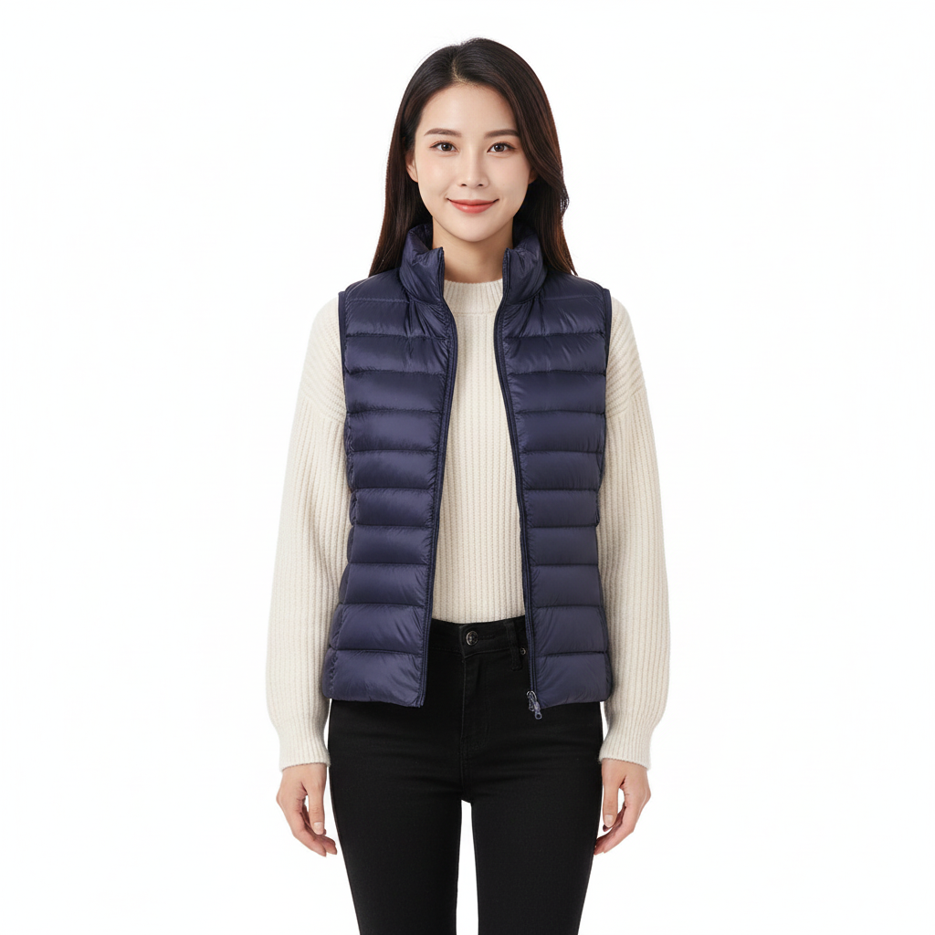 Women's Quilted Vest with Lightweight Warmth