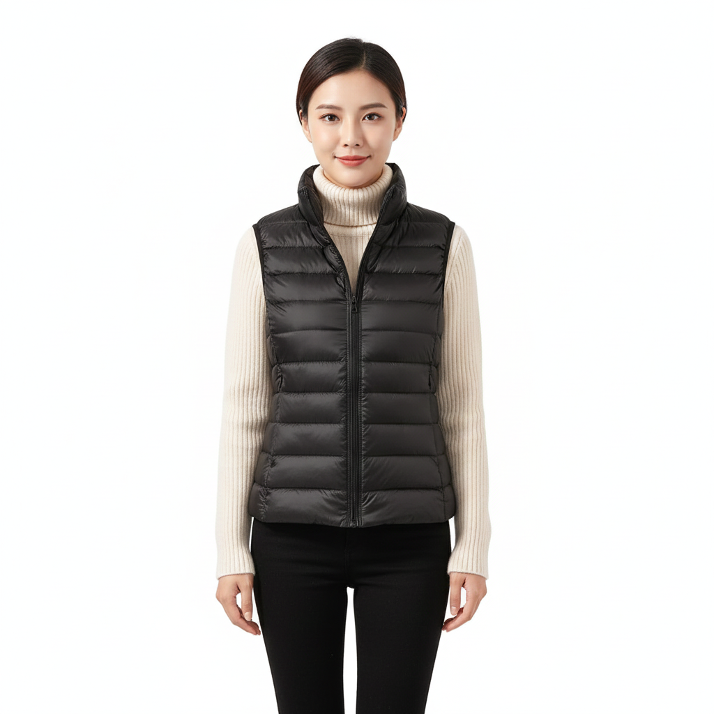 Women's Quilted Vest with Lightweight Warmth