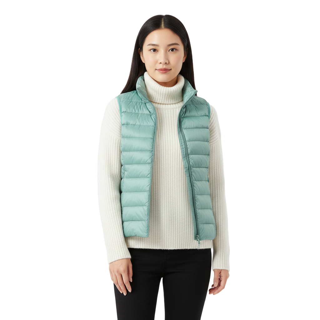 Women's Quilted Vest with Lightweight Warmth