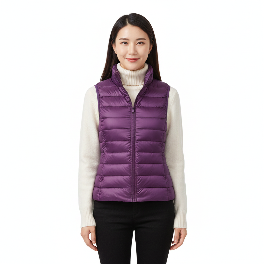 Women's Quilted Vest with Lightweight Warmth