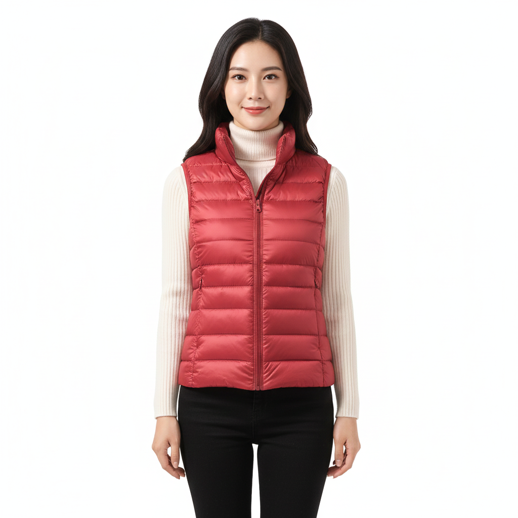 Women's Quilted Vest with Lightweight Warmth
