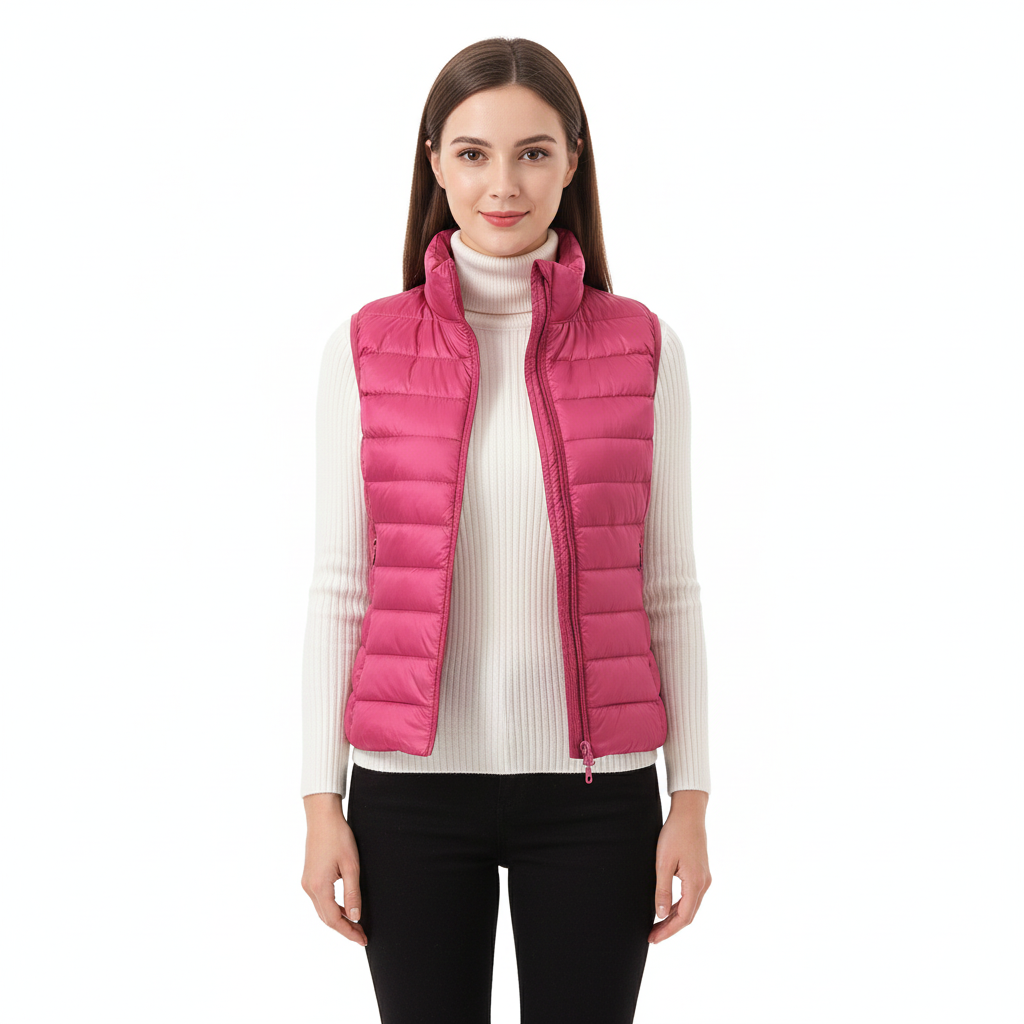 Women's Quilted Vest with Lightweight Warmth