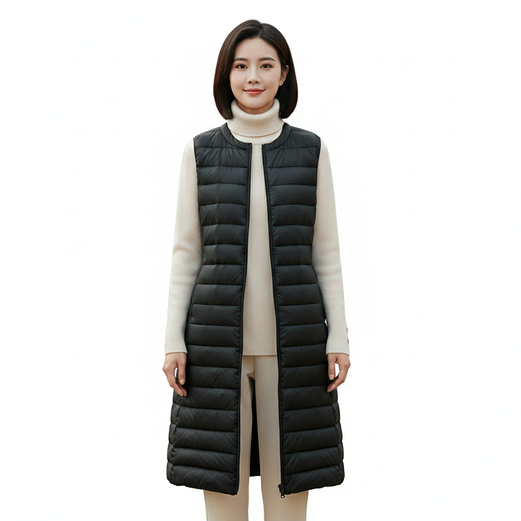 Women's Ultra-Lightweight Down Gilet for Spring