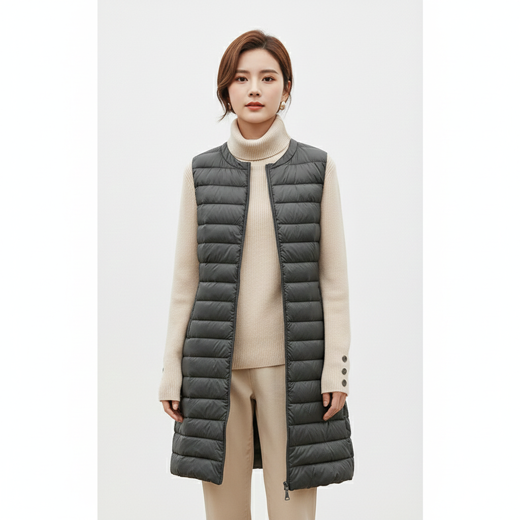 Women's Ultra-Lightweight Down Gilet for Spring