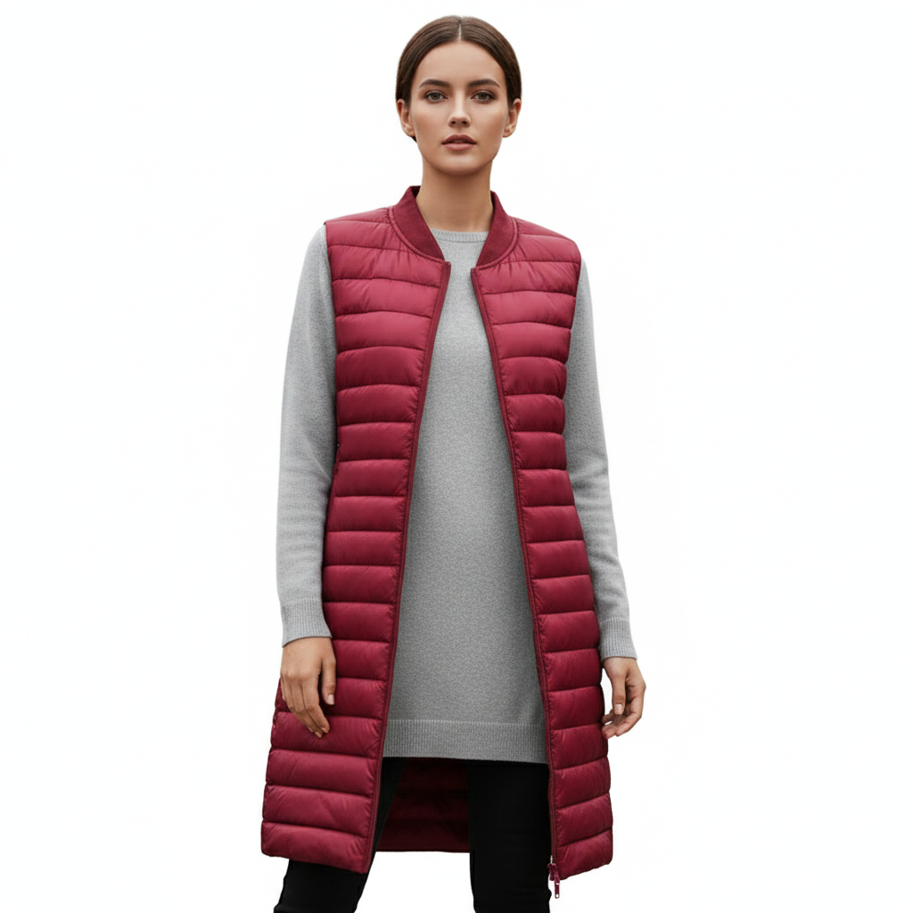 Women's Ultra-Lightweight Down Gilet for Spring