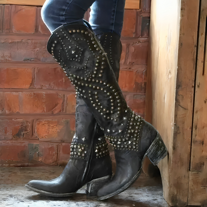 Seraphina Women's Stud Western Boots, view 3