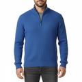 Men's Sweater with Half-Zip in Versatile Style