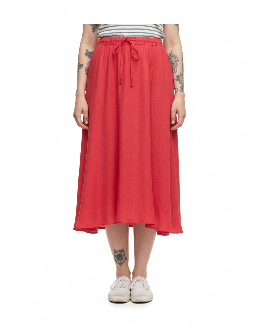 Women's Skirt in Red