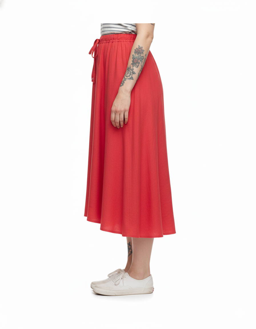 Women's Skirt in Red