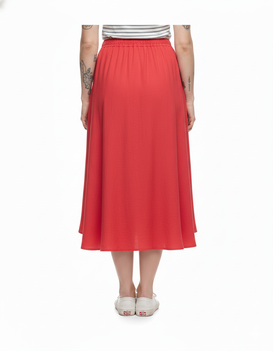 Women's Skirt in Red