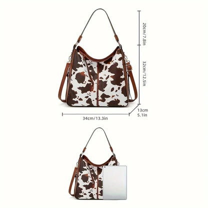 Evengelia Women's Printed Tote Bag With Wristlet, view 4