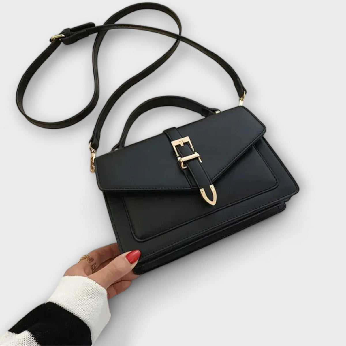 Polia Women's Faux Leather Flap Shoulder Bag, view 6