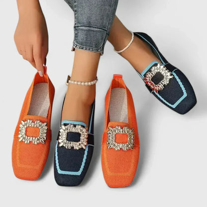 Maylora Women's Slip On Round Toe Loafers, view 1