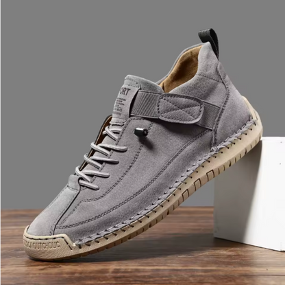 Emiline Women's Slip On Leather Trainers, view 10