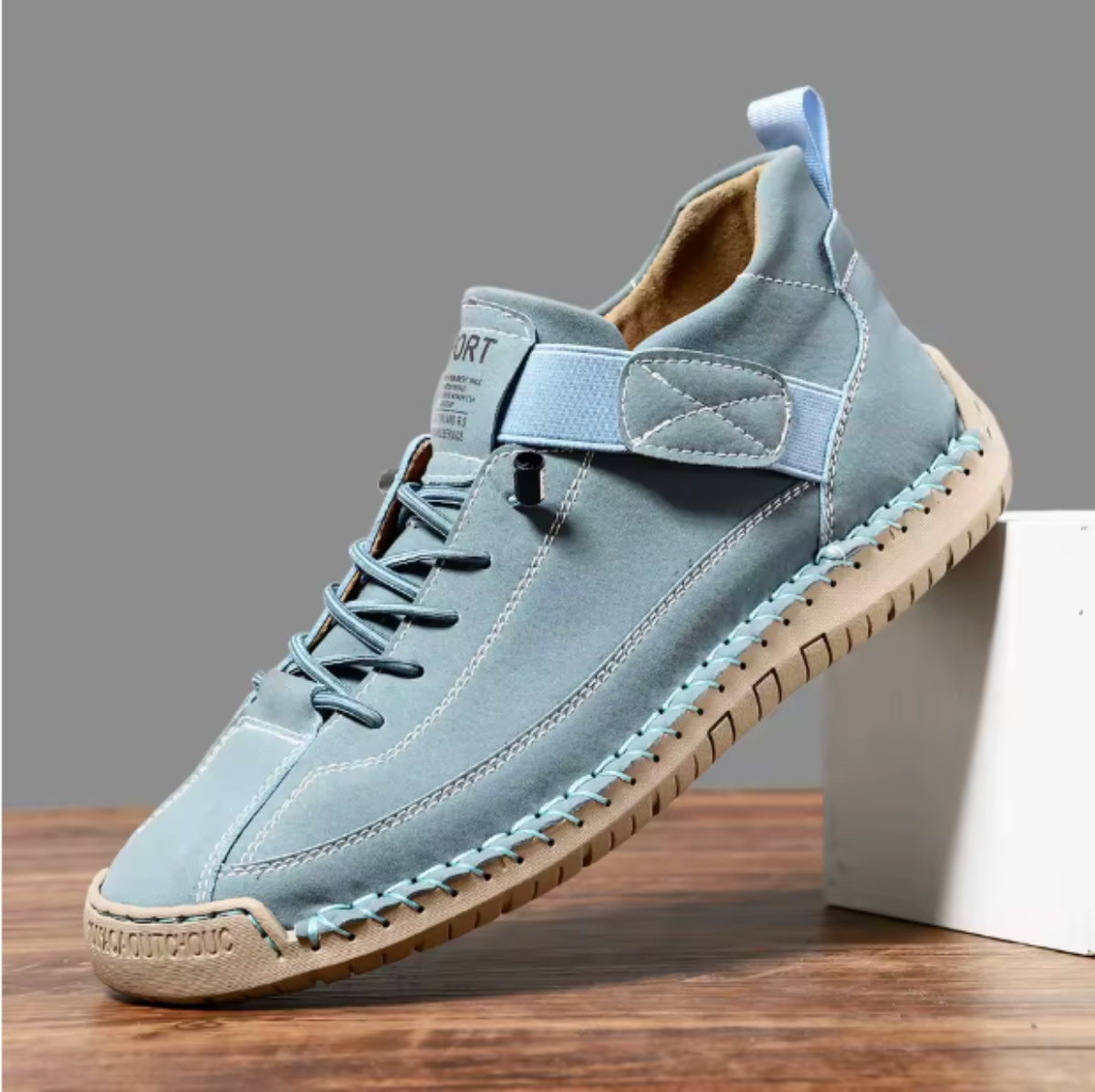Emiline Women's Slip On Leather Trainers, view 12