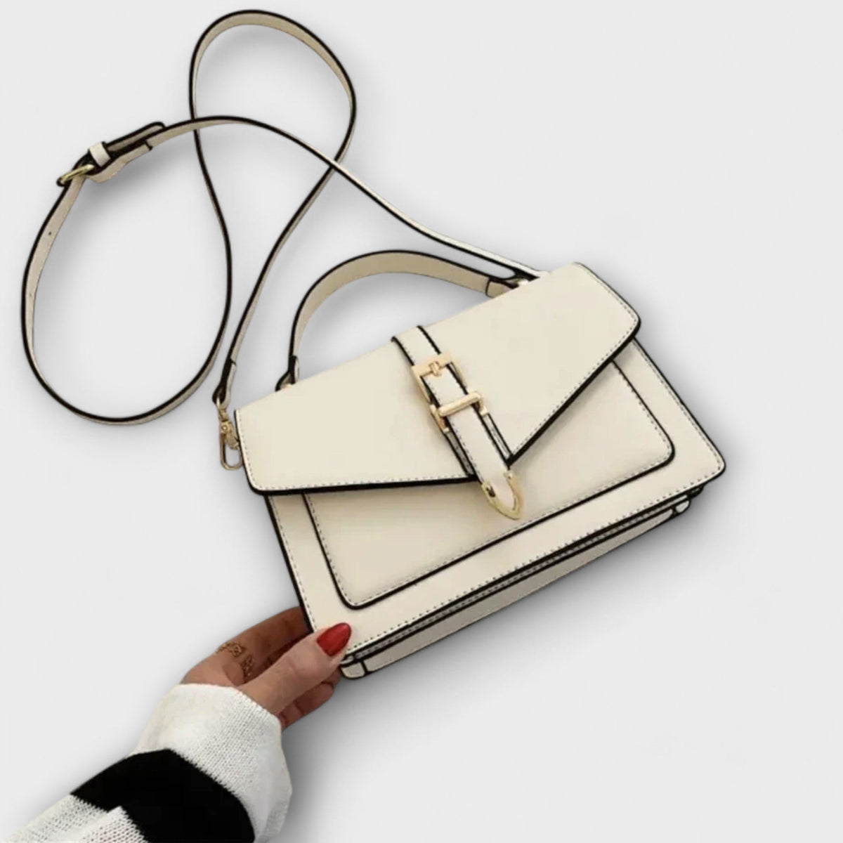 Polia Women's Faux Leather Flap Shoulder Bag, view 5