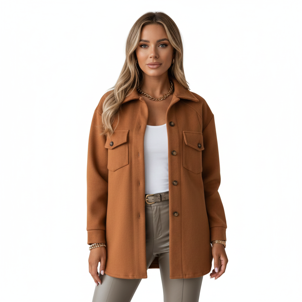 Women's Jacket with Windproof Feature