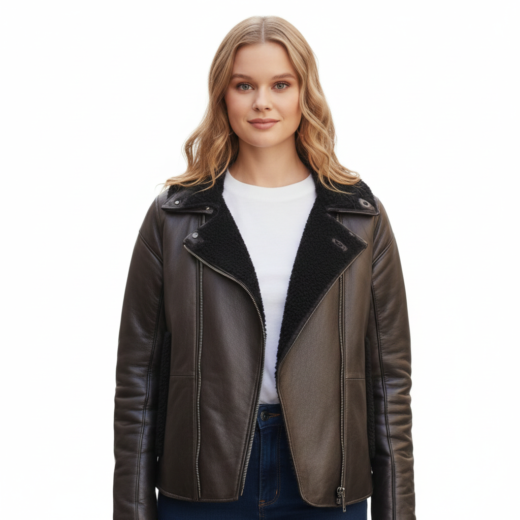 Women's Reversible Jacket with Modern and Versatile Design