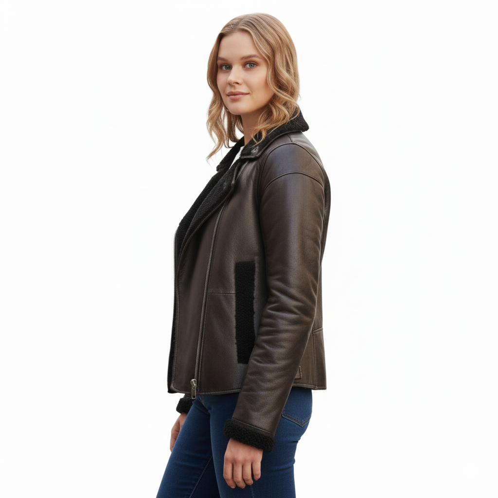 Women's Reversible Jacket with Modern and Versatile Design