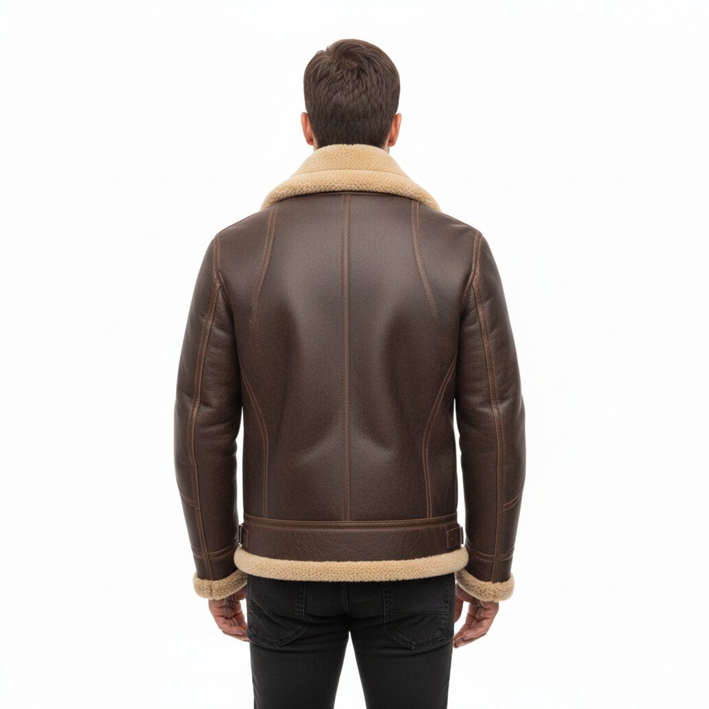 Men's Aviator Jacket with Modern Design and Timeless Style