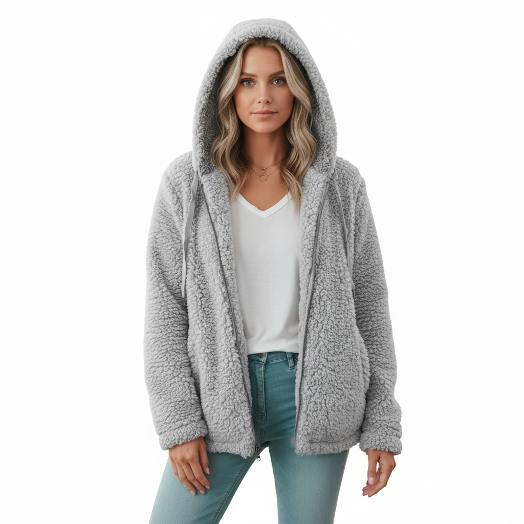 Women's Fleece Cardigan for Everyday Wear