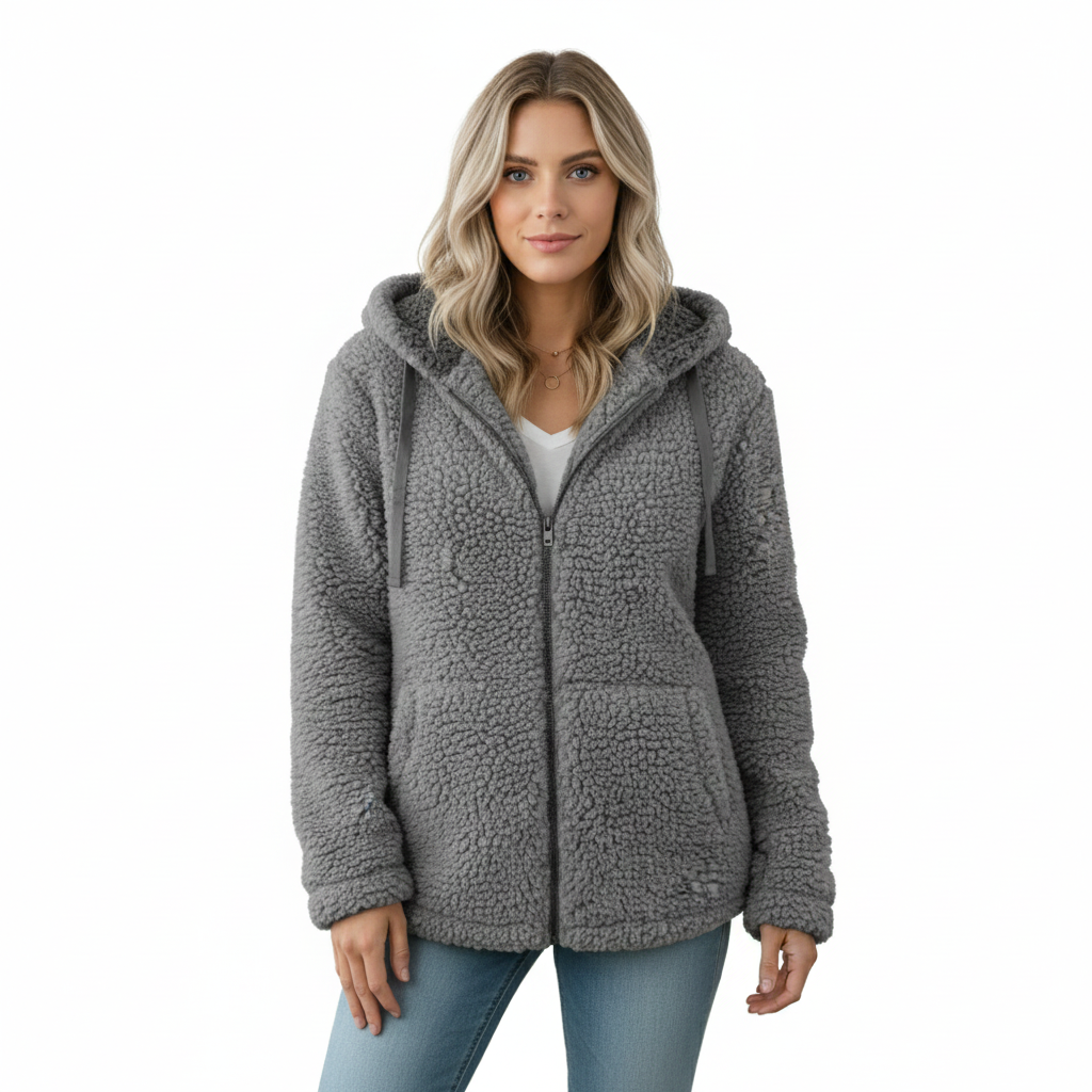 Women's Fleece Cardigan for Everyday Wear