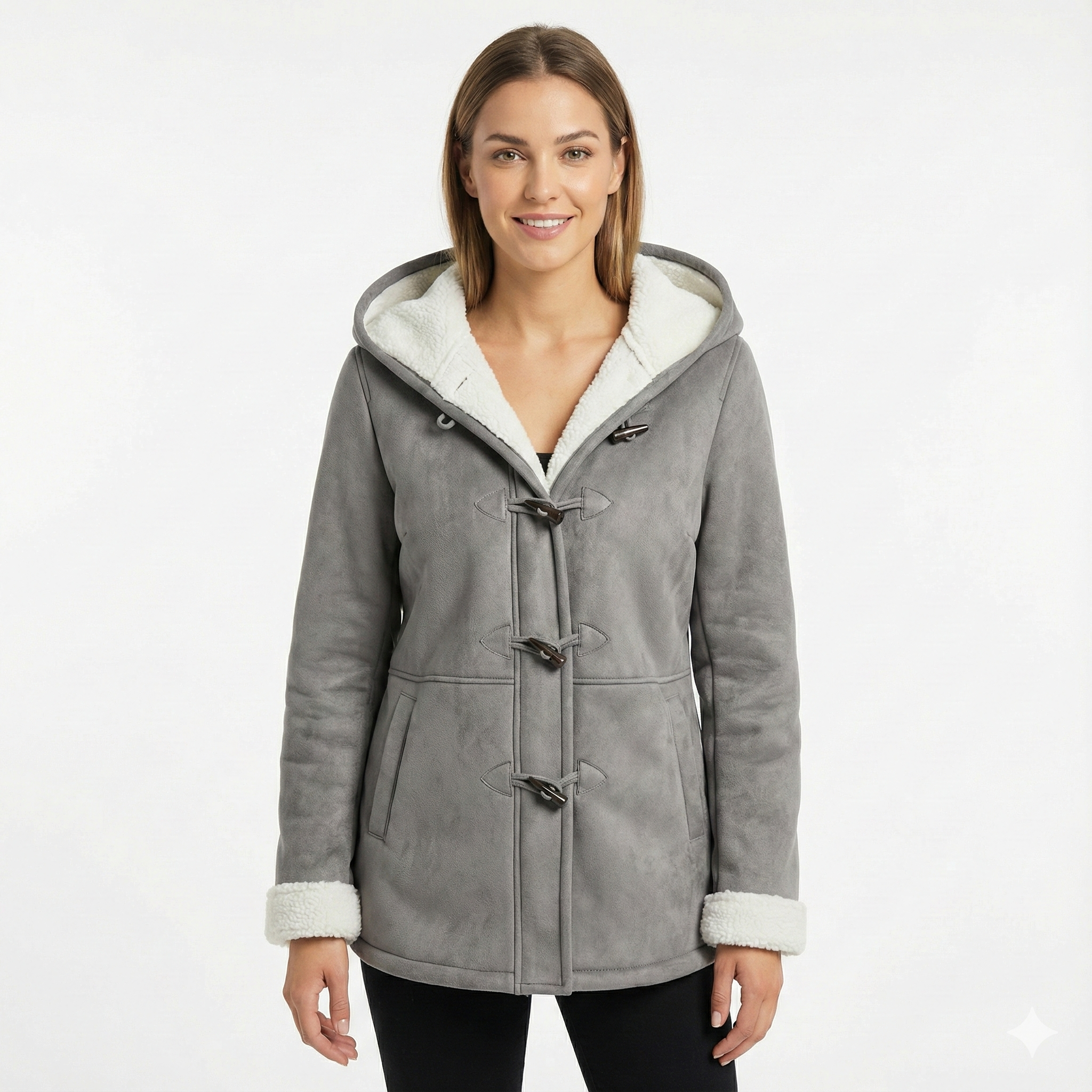 Women's Winter Jacket with Warm Lining and Hood