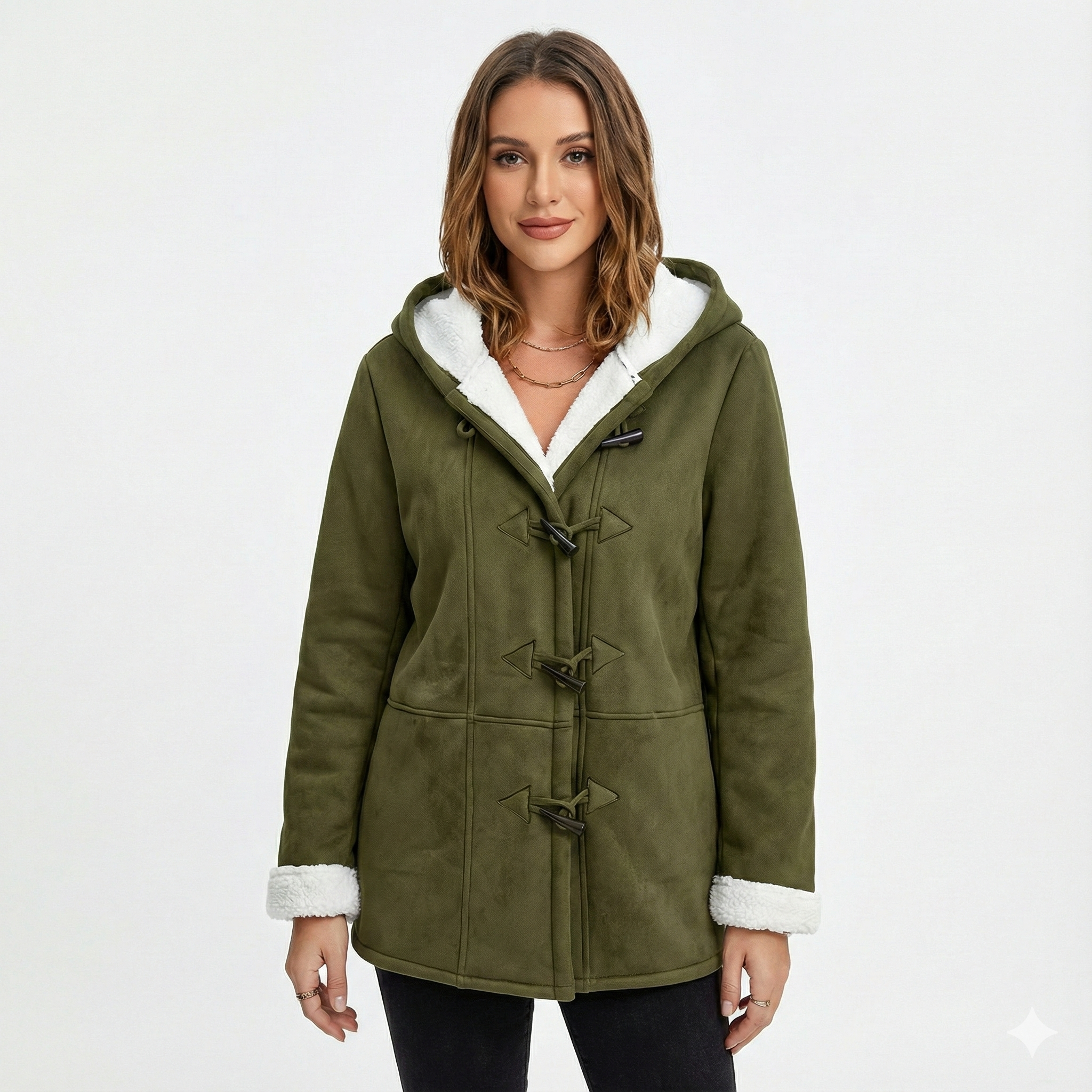 Women's Winter Jacket with Warm Lining and Hood
