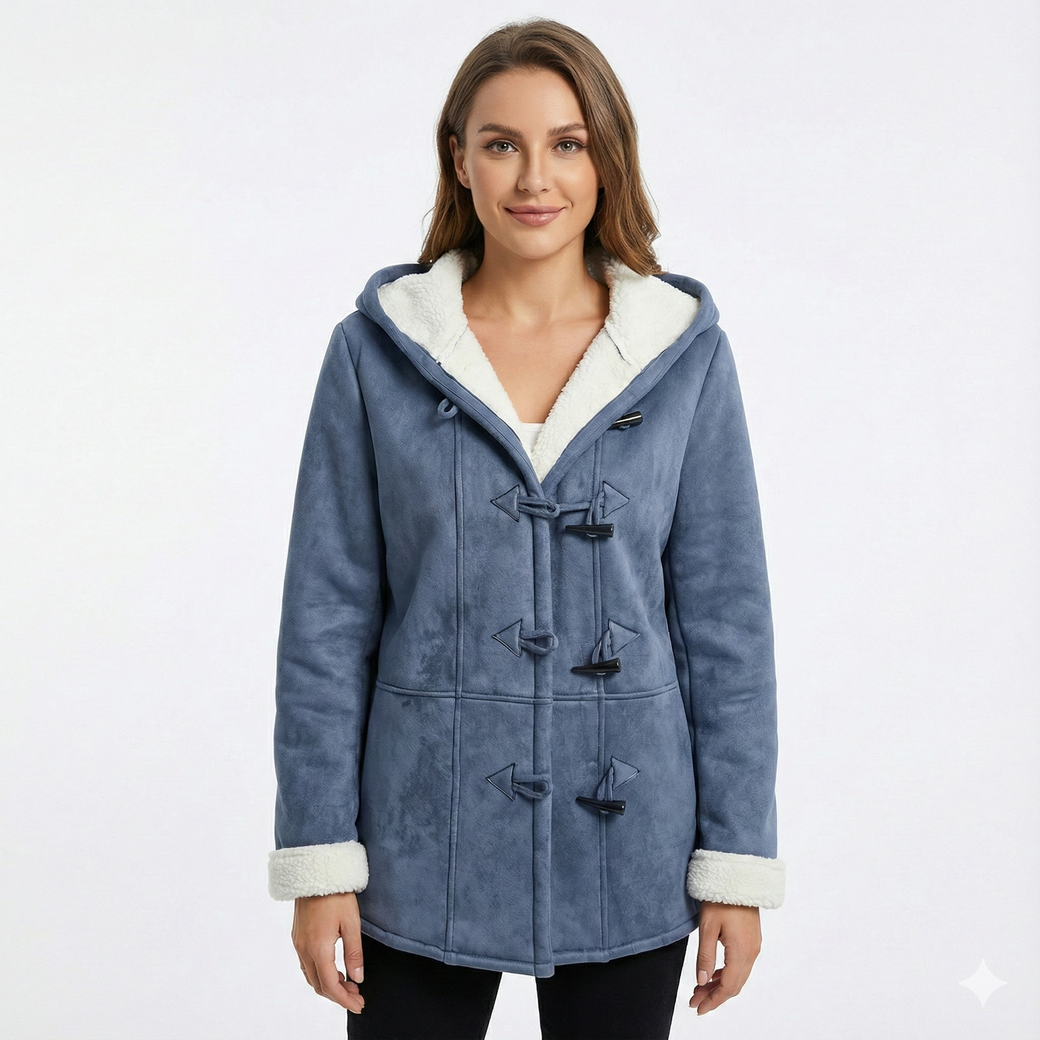 Women's Winter Jacket with Warm Lining and Hood