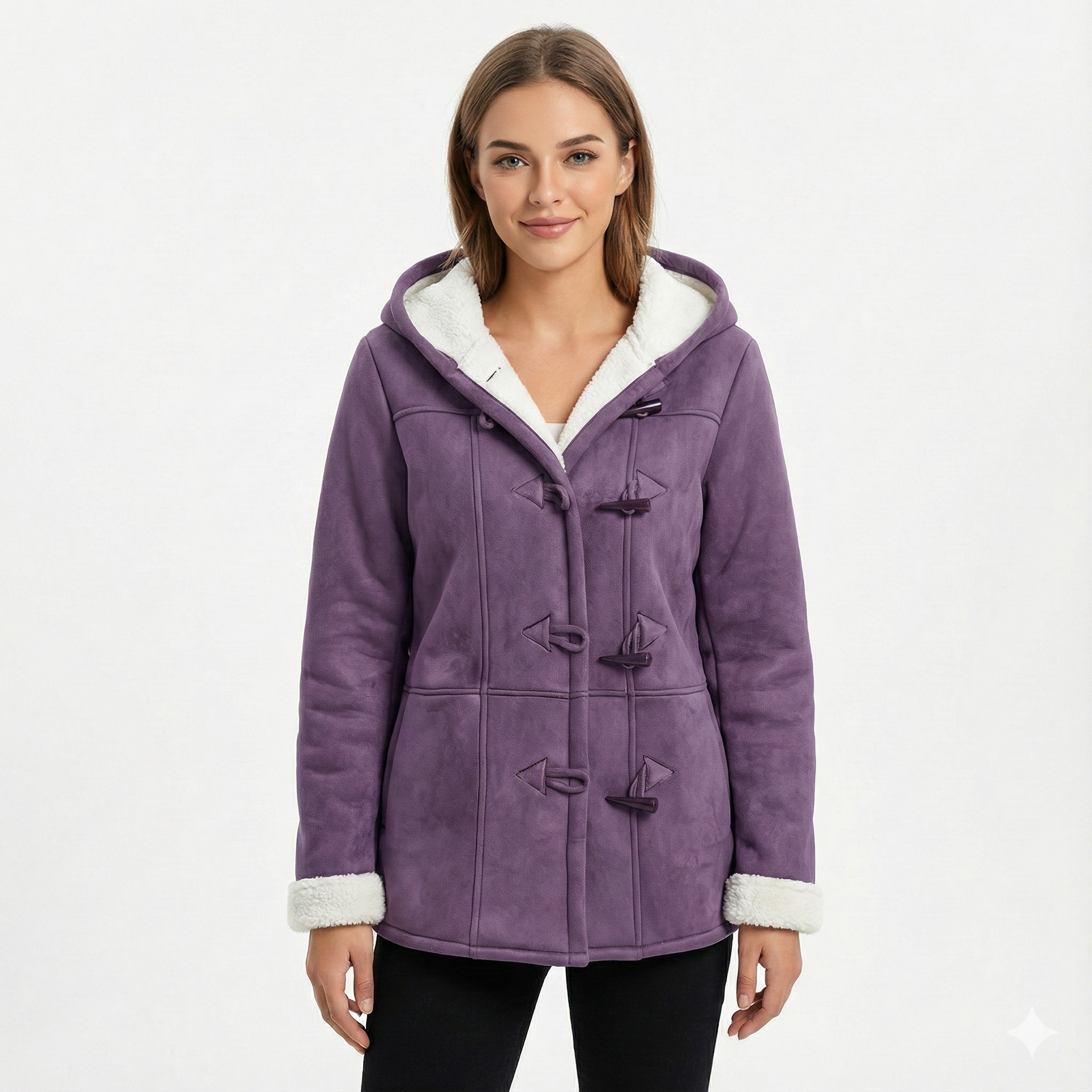 Women's Winter Jacket with Warm Lining and Hood