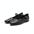 Women's Ballet Flats with Adjustable Strap