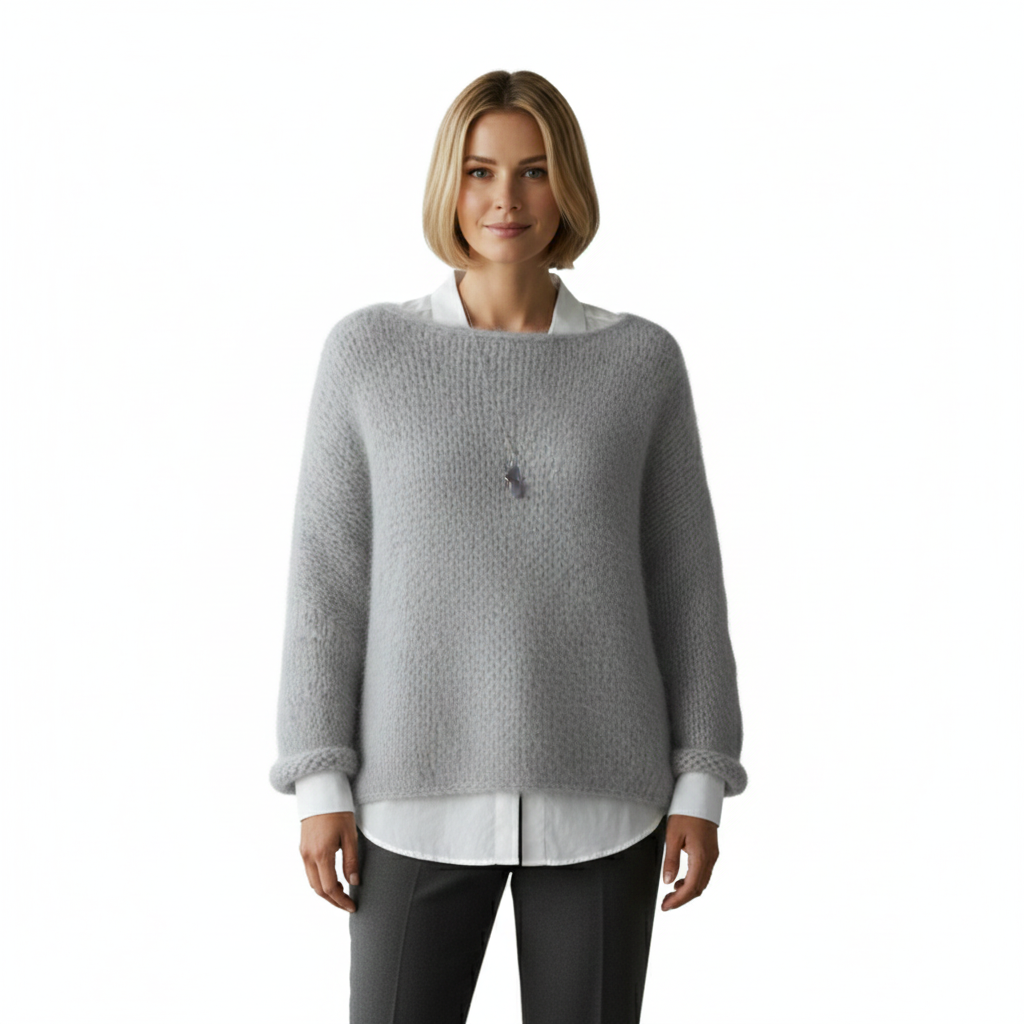 Women's Knit Sweater with Timeless Style
