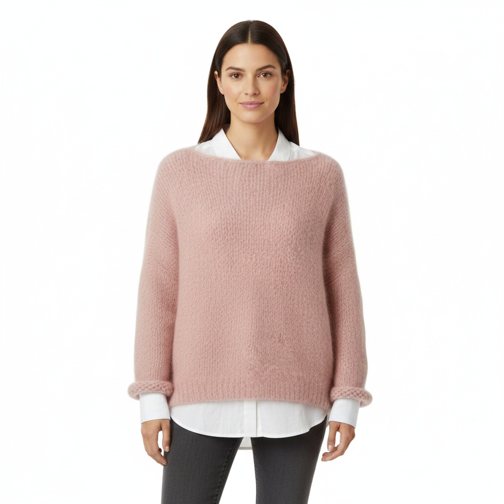 Women's Knit Sweater with Timeless Style