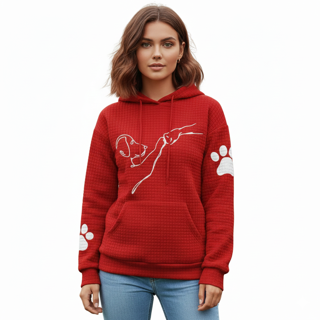 Women's Hoodie with Warm Fabric