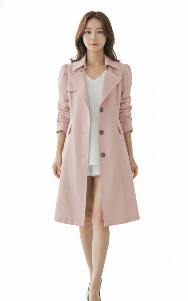 Women's Waterproof Trench Coat in Classic Style