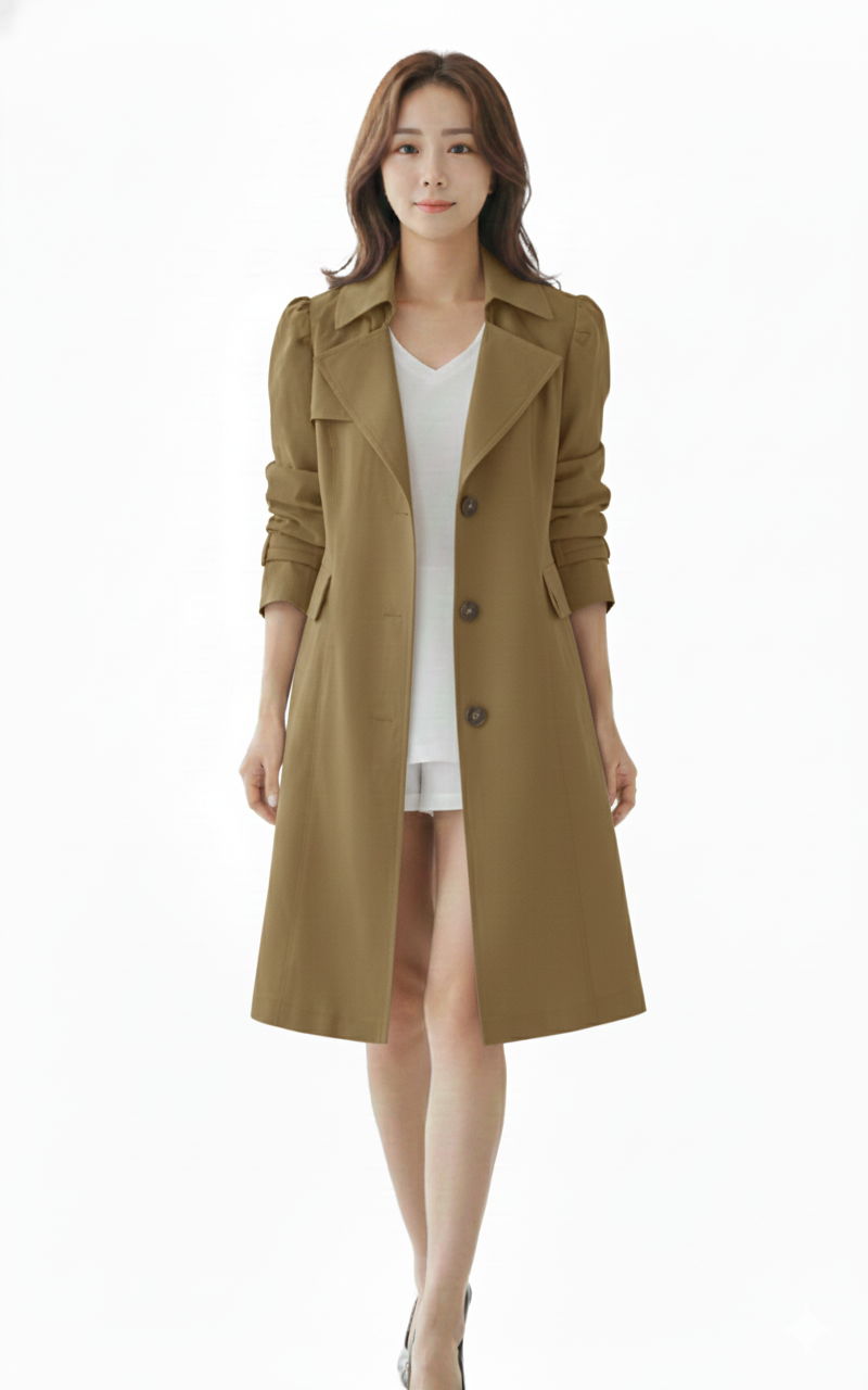 Women's Waterproof Trench Coat in Classic Style