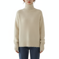 Women's Turtleneck Sweater with Soft Wool