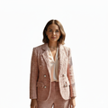 Women's Tweed Blazer with Modern and Versatile Style